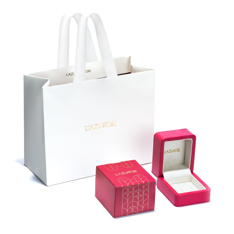 lazurde Heart Diamond Ring in 18K Gold - Image 4